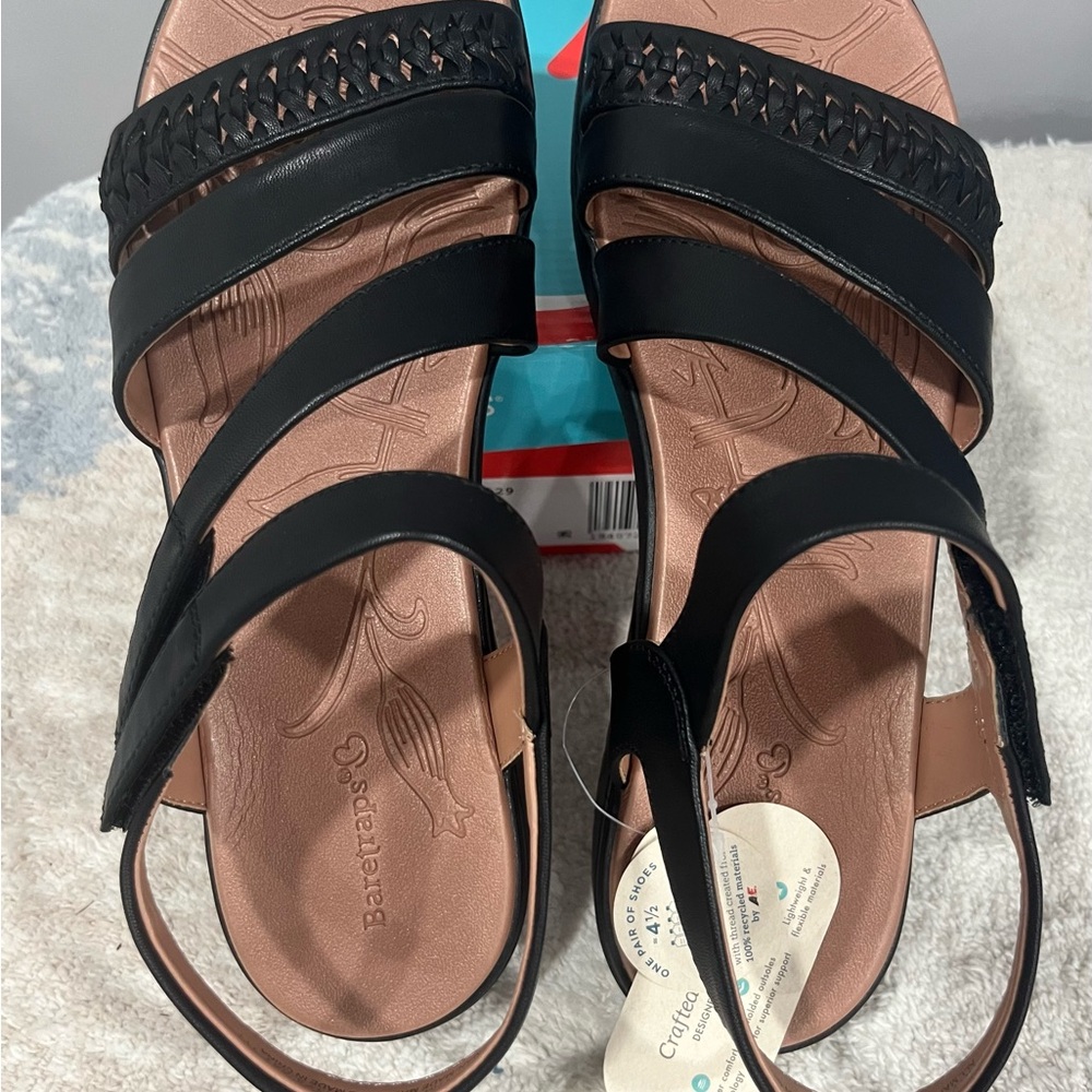 Baretraps Black Strappy Women's‎ Sandals